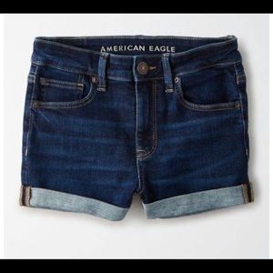 Two pairs of American Eagle jean shorts